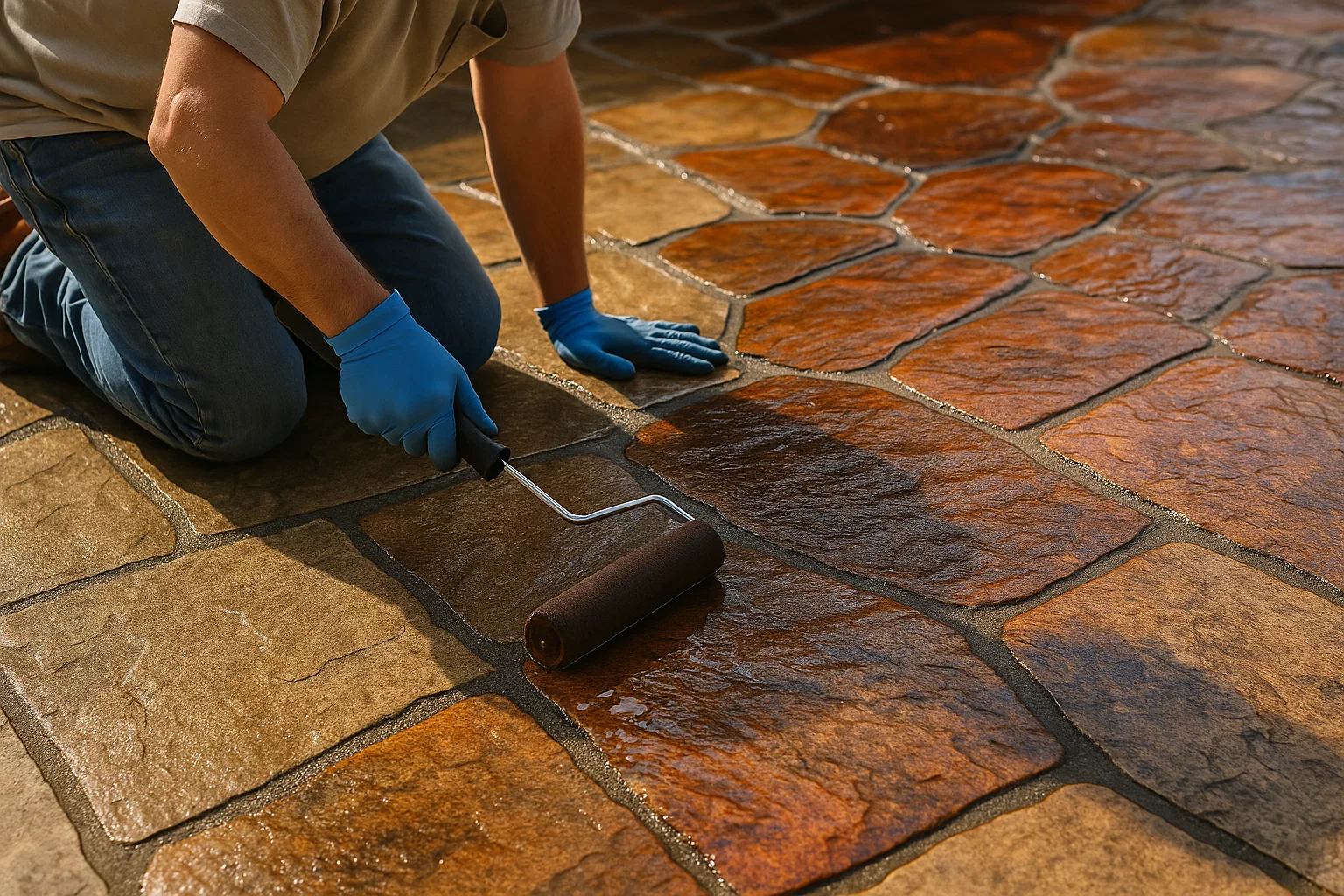 Concrete Staining and Sealing