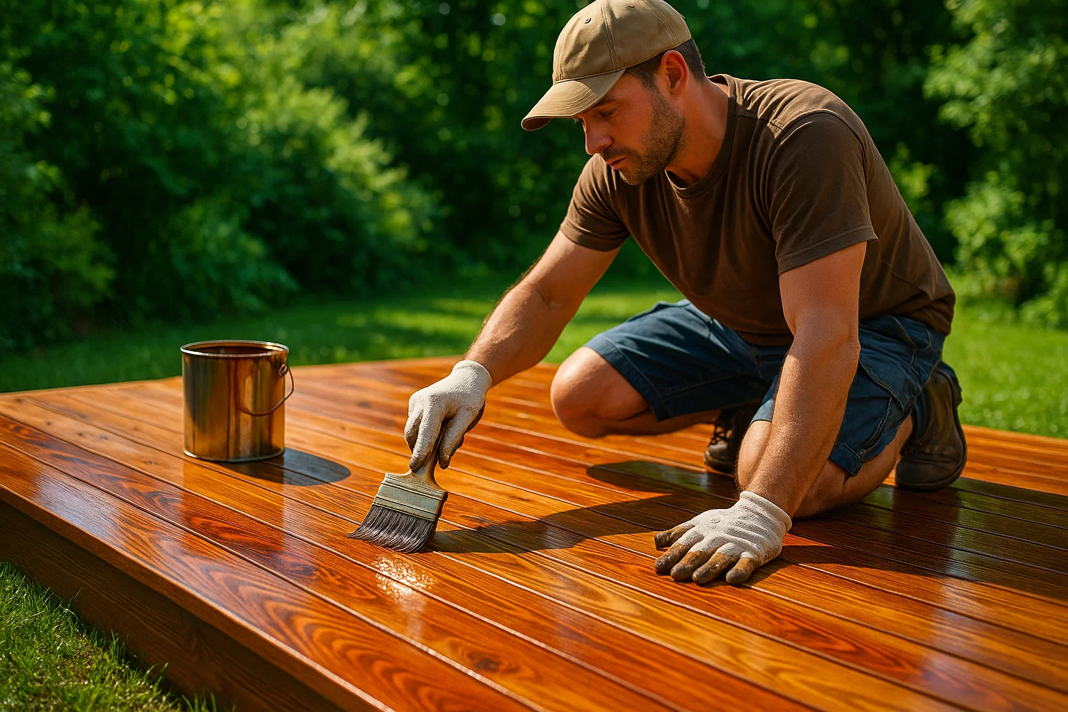 Deck Staining