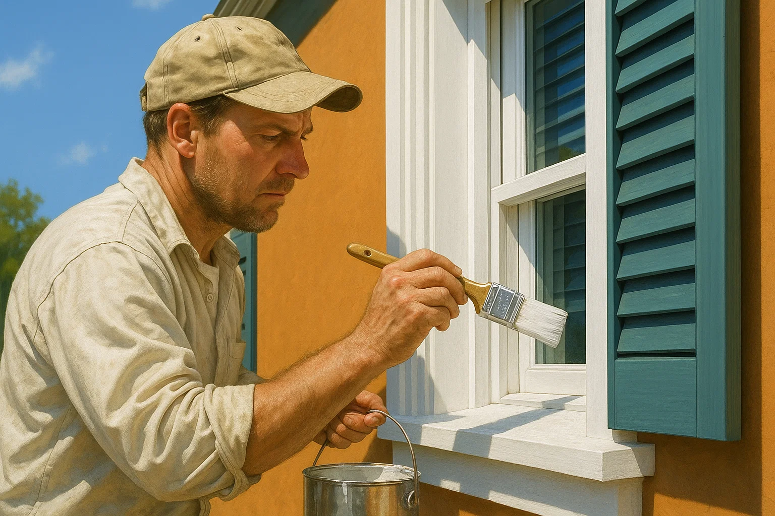 Trim and Shutter Painting
