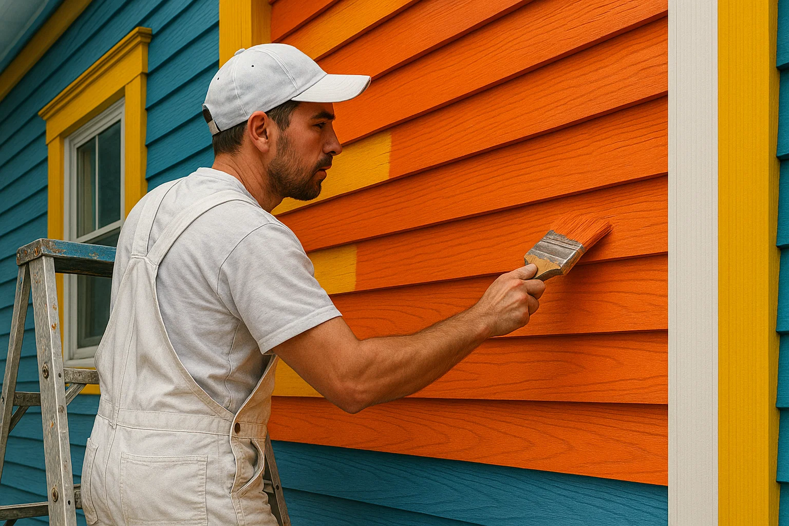 Wood Siding Painting