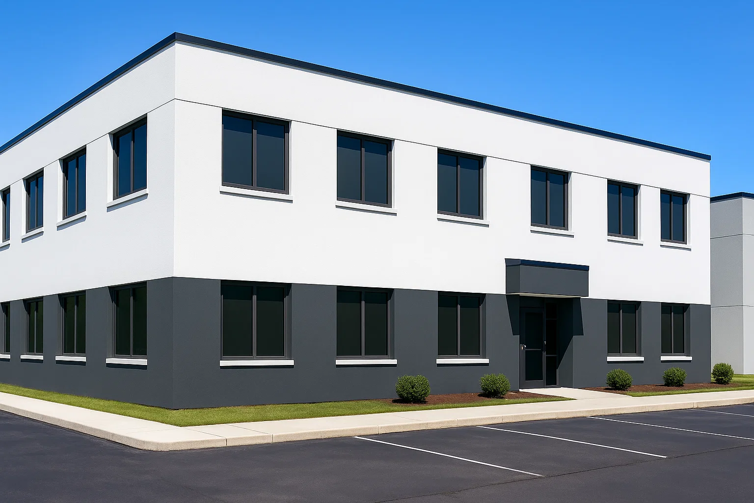 After Commercial Exterior Painting