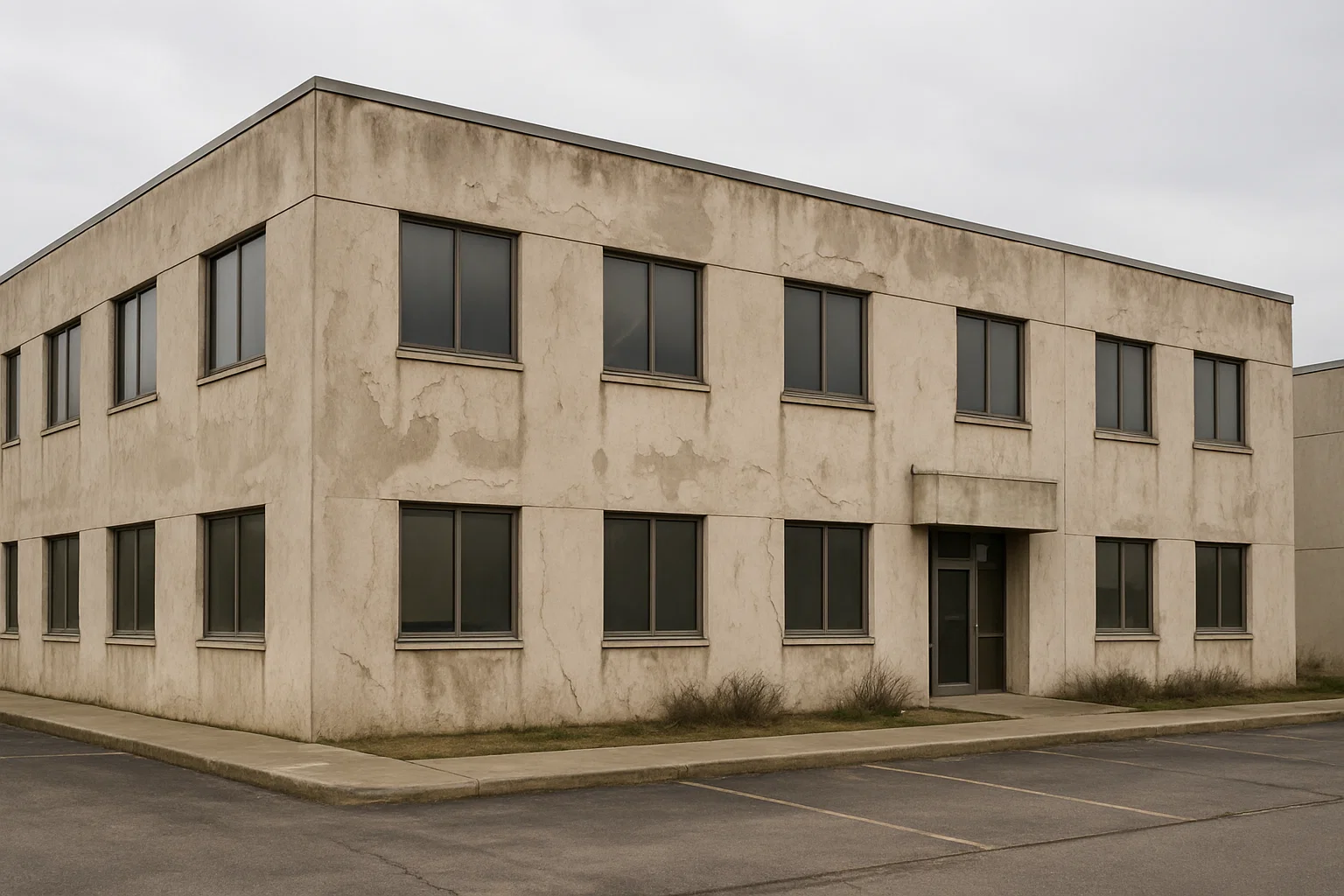 Before Commercial Exterior Painting Before Commercial Exterior Painting