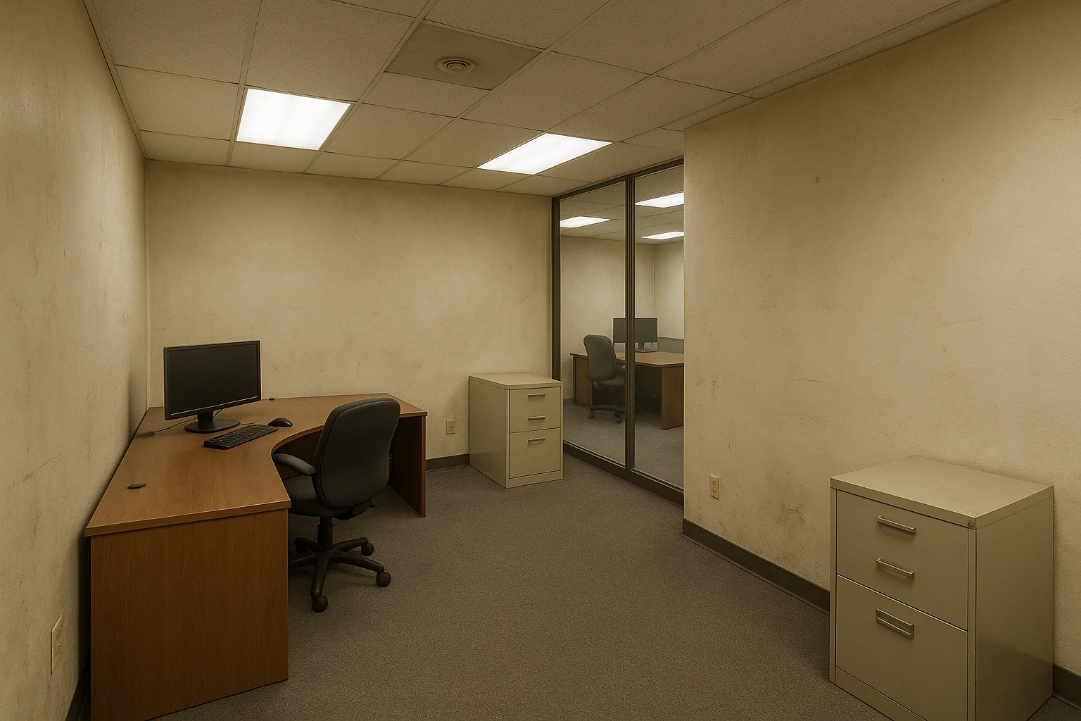 Before Commercial Interior Painting Before Commercial Interior Painting