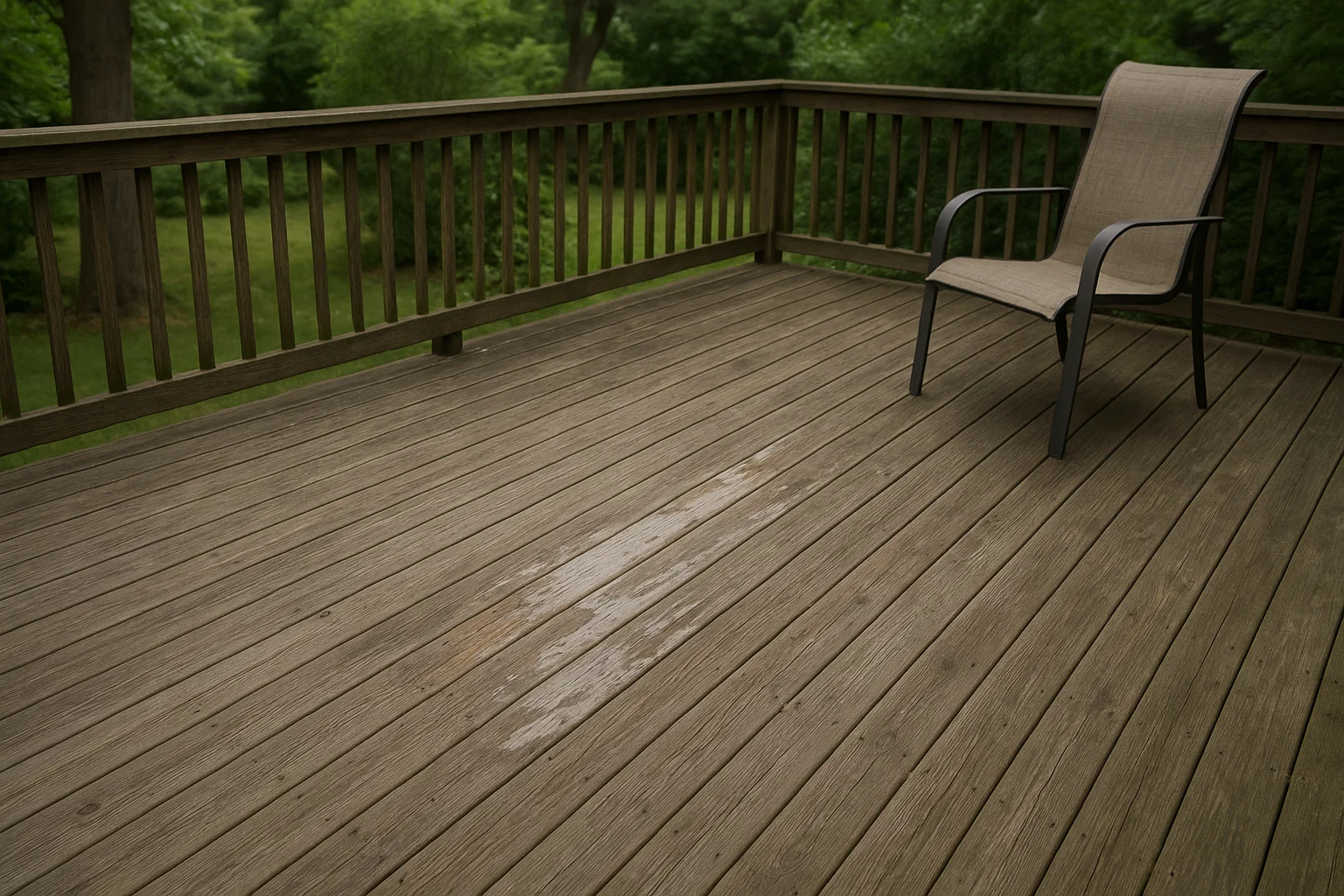 Before Deck Painting Before Deck Painting