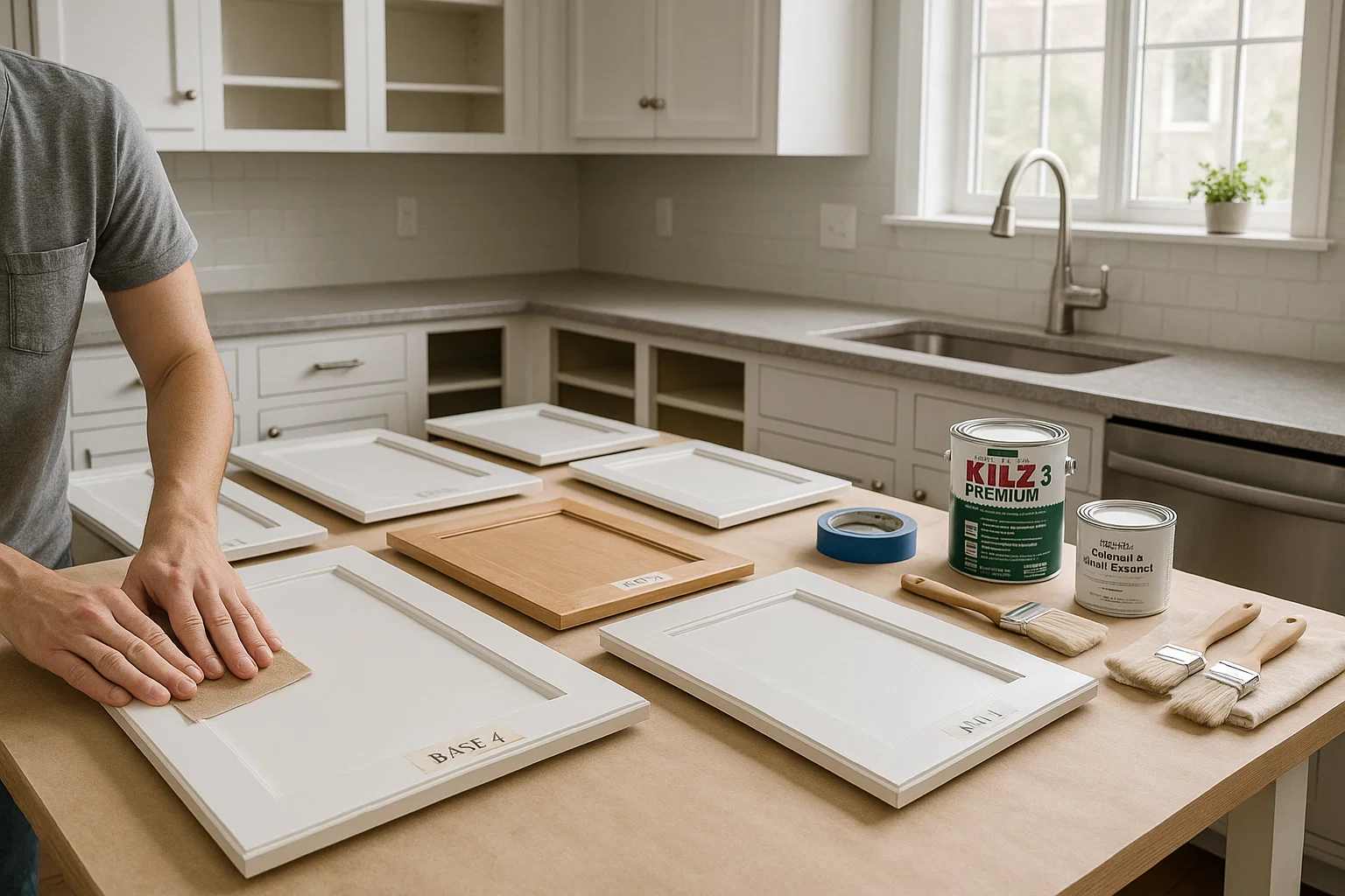 How to Paint Kitchen Cabinets